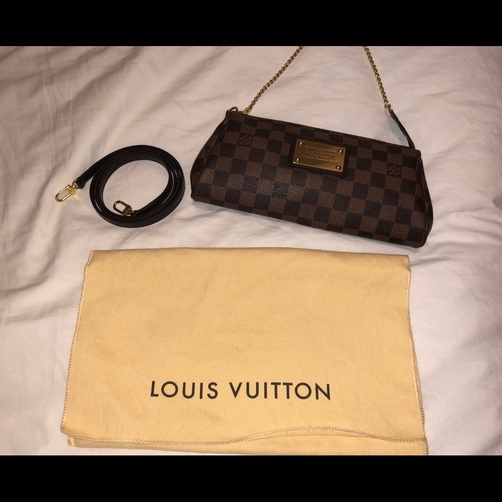 Authentic Louis Vuitton Eva Clutch